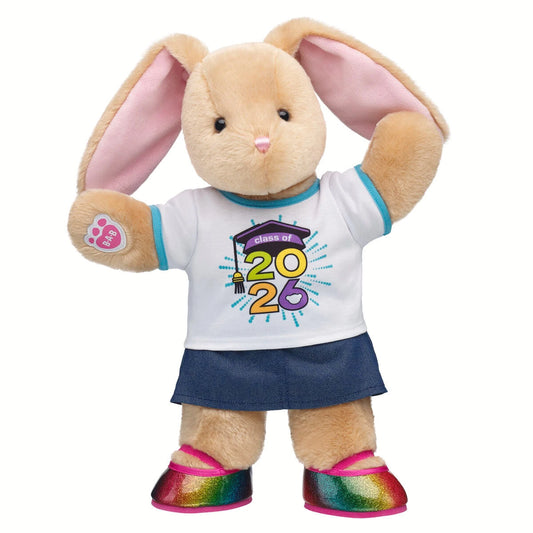 Pawlette Bunny Plush Class of 2026 Graduation Gift Set | Build-A-Bear - US 5797