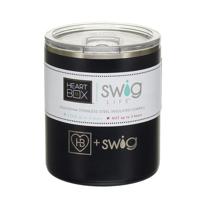 12 oz. HeartBox x Swig Life Stainless Steel Insulated Lowball | Build-A-Bear® - US 6676