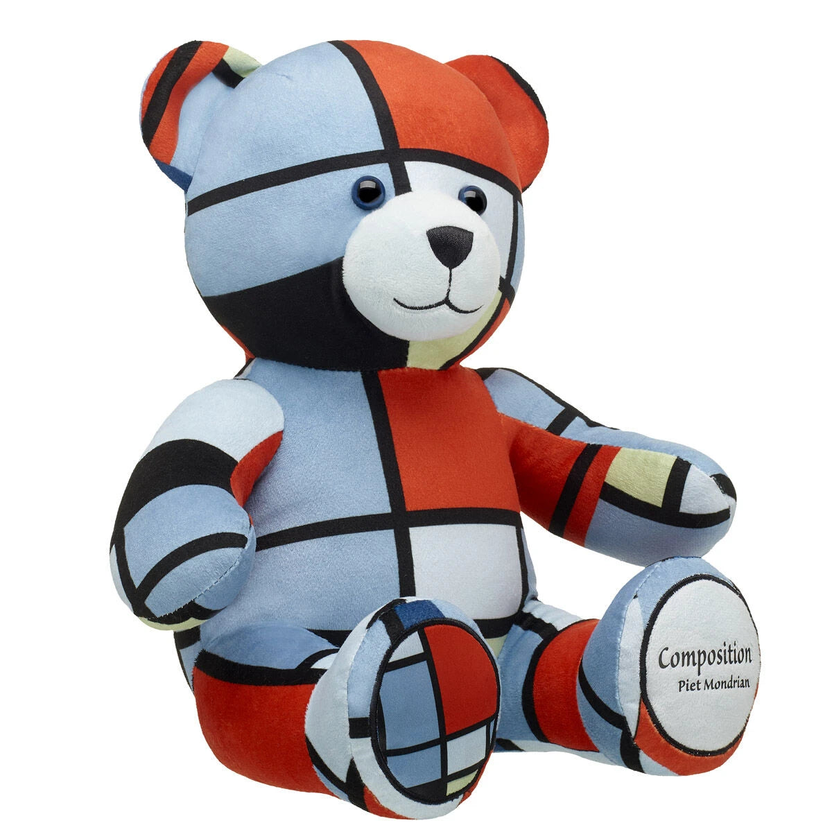 Piet Mondrian Composition Teddy Bear - US 7466