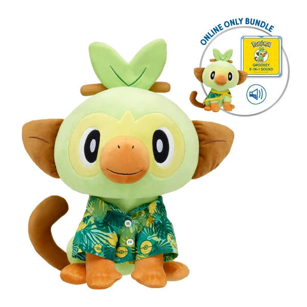 Pokémon Grookey Plush Bundle | Build-A-Bear® - US 9221