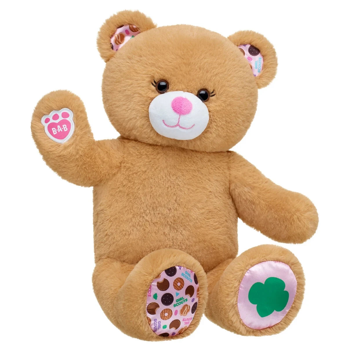 Girl Scout Cookie Teddy Bear Daisy Gift Set w/ Bows | BAB - US 0606