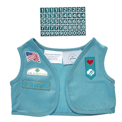 Girl Scout Cookie Teddy Bear Junior Gift Set w/ Bows | BAB - US 5946