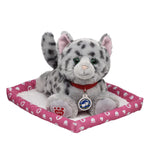 Promise Pets Ocicat Stuffed Animal w/ Pink Bed | Build-A-Bear - US 0085