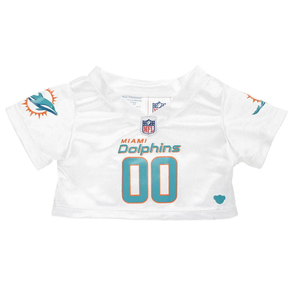 Miami Dolphins Timeless Teddy Bear Fan Hat &amp; Football Set - US 0138