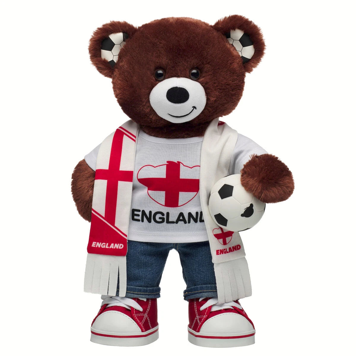 Let's Goal Bear England Gift Set | Build-A-Bear - US 8735