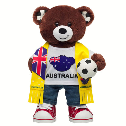 Let's Goal Bear Australia Gift Set | Build-A-Bear - US 5277