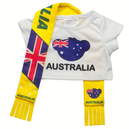 Let's Goal Bear Australia Gift Set | Build-A-Bear - US 4569