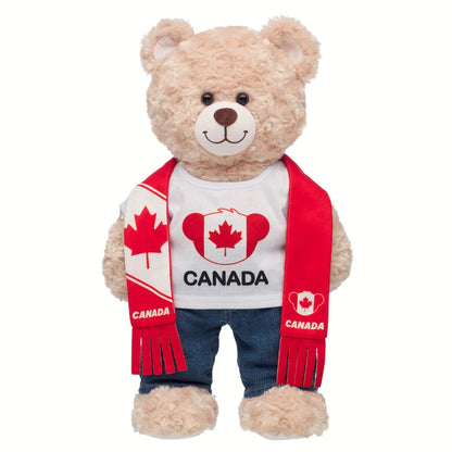 Canada Scarf &amp; T-Shirt Set | Build-A-Bear - US 8558