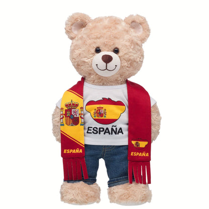 Spain Scarf &amp; T-Shirt Set | Build-A-Bear - US 2719