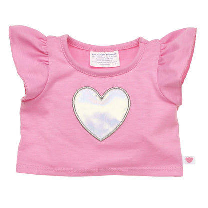 Kabu™ Pink Heart T-Shirt for Plush Toys | Build-A-Bear® - US 4643