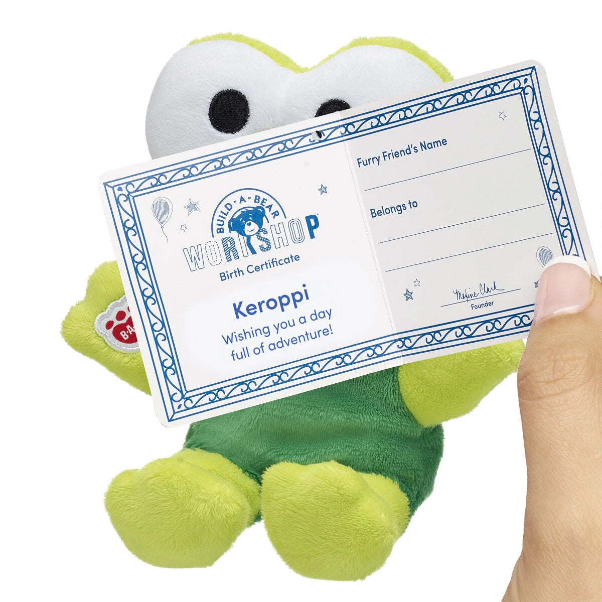 Mini Beans® Hello Kitty® and Friends Keroppi™ Plush | Build-A-Bear - US 3350
