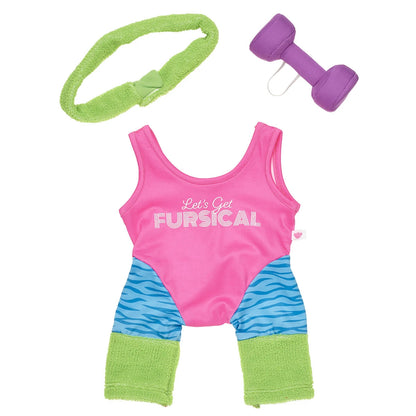 Happy Hugs Teddy Bear '80s Exercise Gift Set | Build-A-Bear® - US 2959